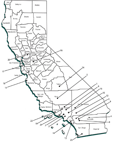 simulcast facilities map